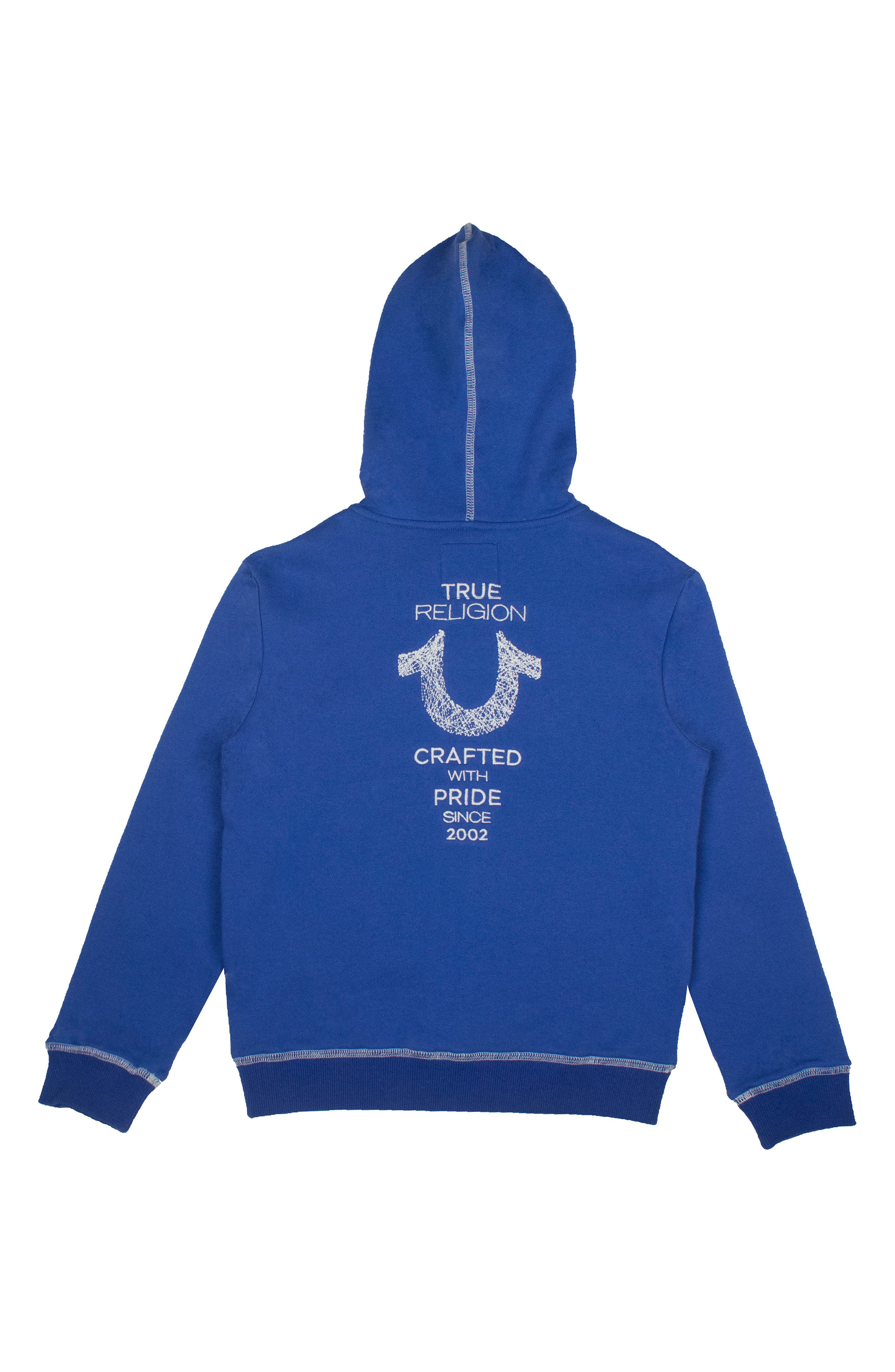royal blue true religion hoodie