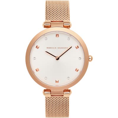 Rebecca Minkoff Nina Mesh Strap Watch, 3m