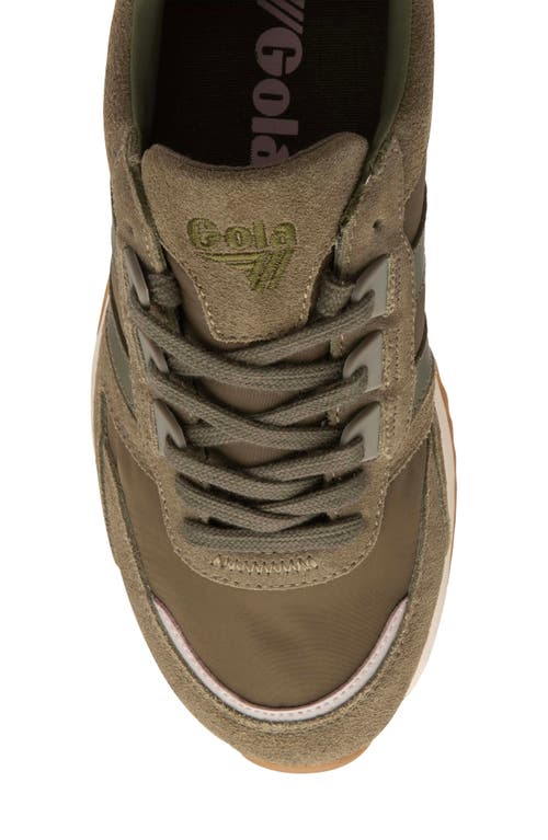 Shop Gola Chicago Sneaker In Khaki/khaki/sun