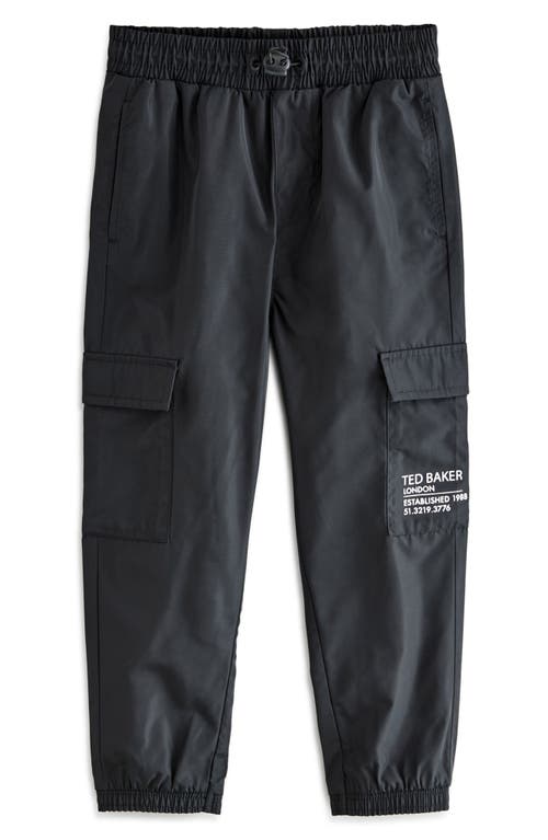 Shop Baker By Ted Baker Kids' Cargo Pants In Black