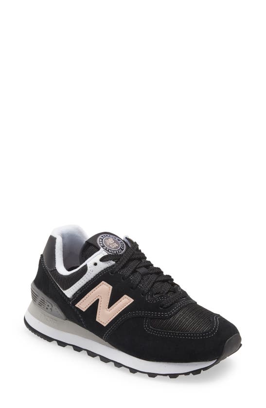 New Balance 574 Sneaker In Black Multi