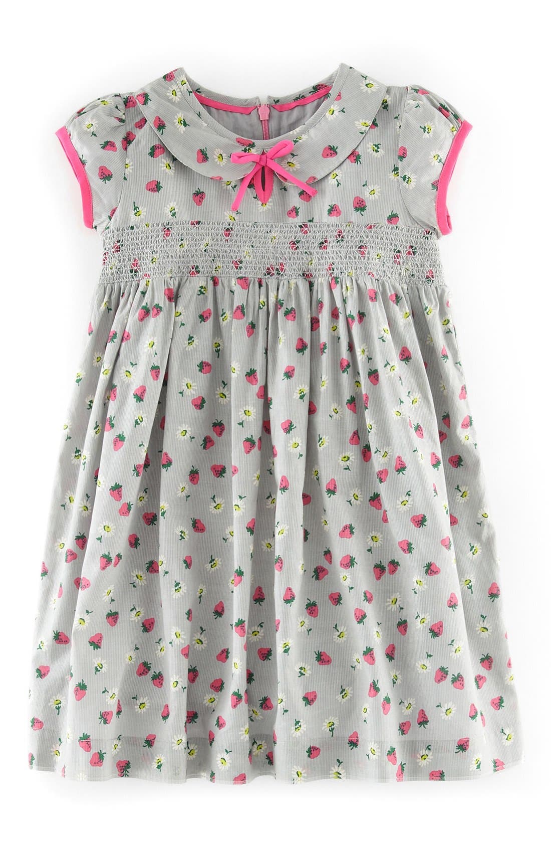 Mini Boden 'Pretty' Smocked Dress (Toddler Girls, Little Girls & Big