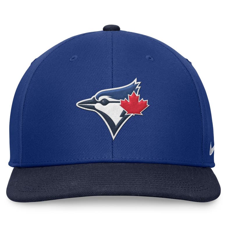 Shop Nike Royal/navy Toronto Blue Jays Evergreen Two-tone Snapback Hat
