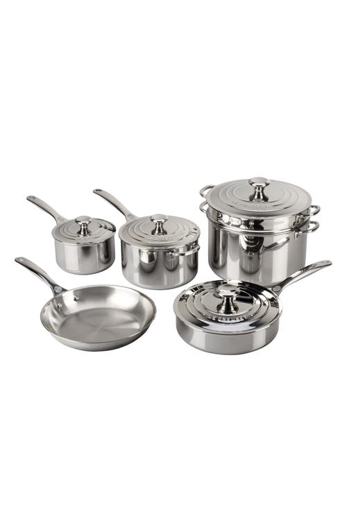 Le Creuset Stainless Steel Cookware 10-Piece Set at Nordstrom