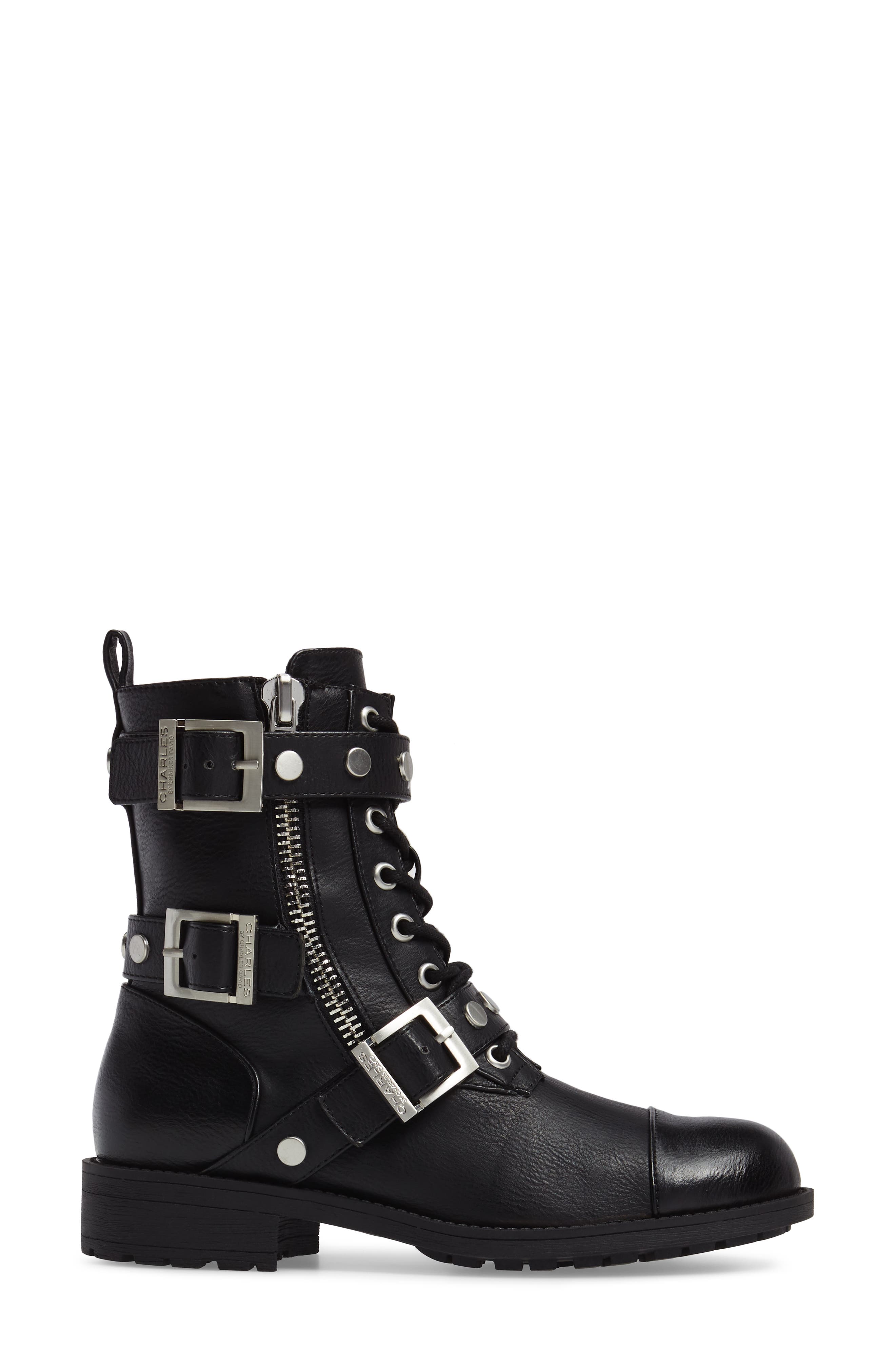 charles by charles david colt strappy moto boot