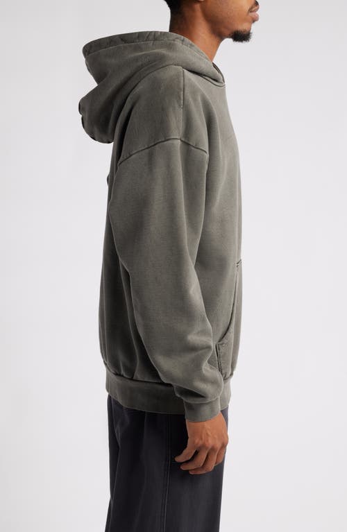 Shop Obey Lowercase Pigment Hoodie In Pigment Digital Black