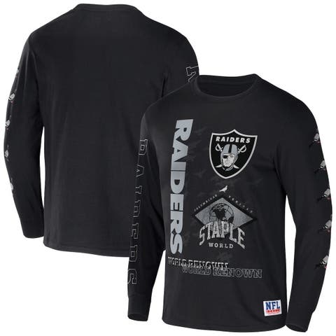 Men's Fanatics Branded Josh Jacobs Black Las Vegas Raiders Team Wordmark Player Name & Number Long Sleeve T-Shirt Size: Small