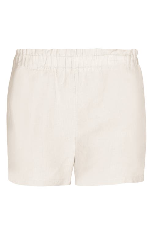 Linen Shorts in Oatmeal