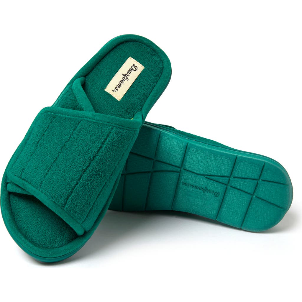 DEARFOAMS DEARFOAMS MICKEY TERRY ADJUSTABLE SHOWER SLIDE SLIPPER