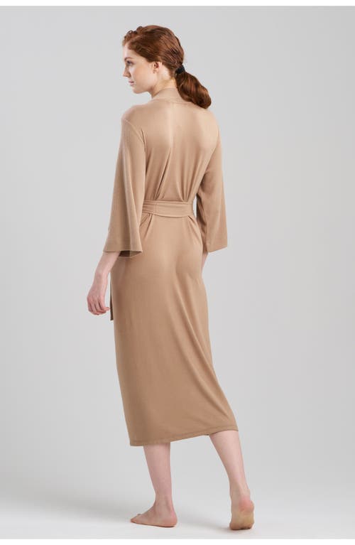 Natori Eden Dream Robe In Light Brown