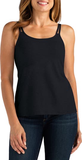Amoena Women's Valletta Camisole Shelf Bra Top, Black, 10 at  Women's  Clothing store: Tank Top And Cami Shirts