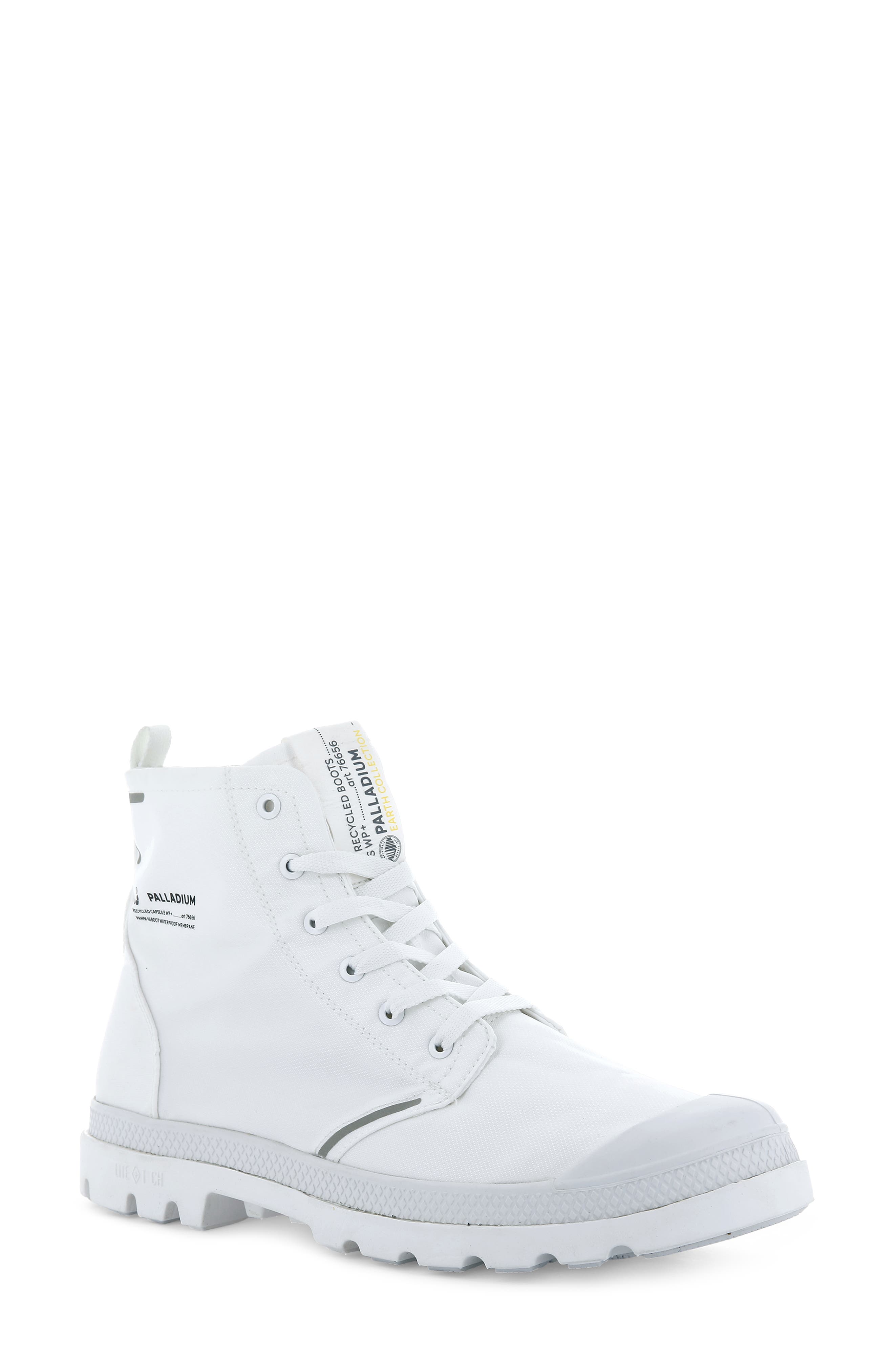 white mens combat boots