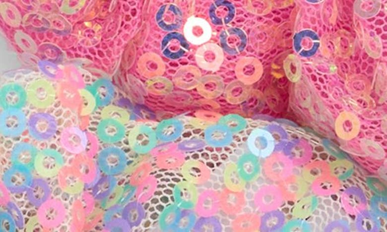 Shop Cara Kids' 2-pack Light-up Sequin Scrunchies In Pink