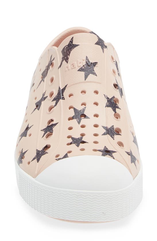 Native Shoes Kids' Jefferson Water Friendly Perforated Slip-on In Campnk/shlwht/onyxstars