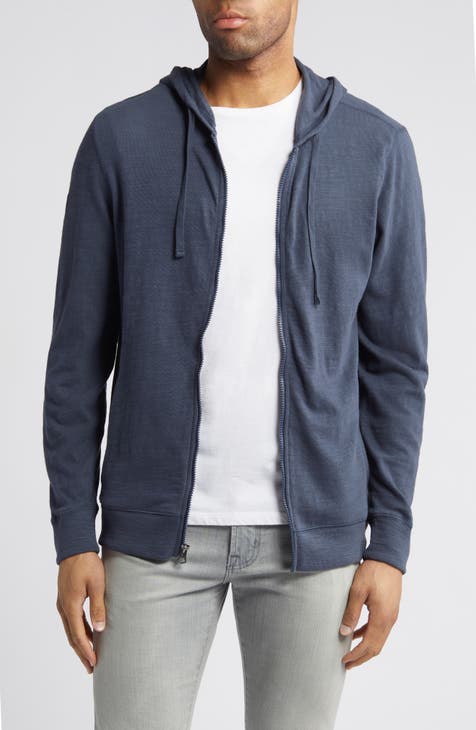 Sunwashed Slub Cotton Zip-Up Hoodie