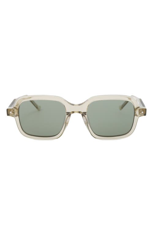 Grey Ant Sext Square Sunglasses in Clear/Green