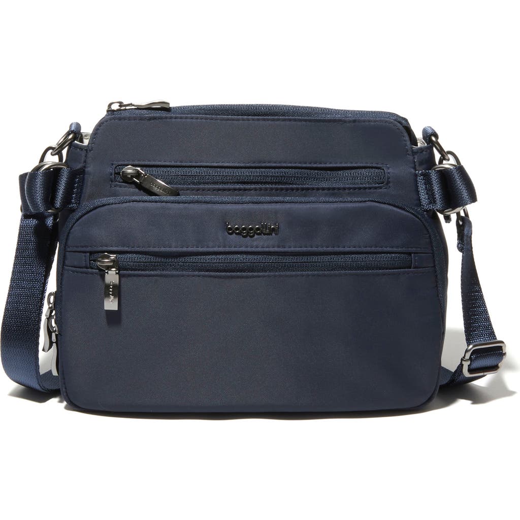 Baggallini Marais Crossbody Bag In French Navy Twill
