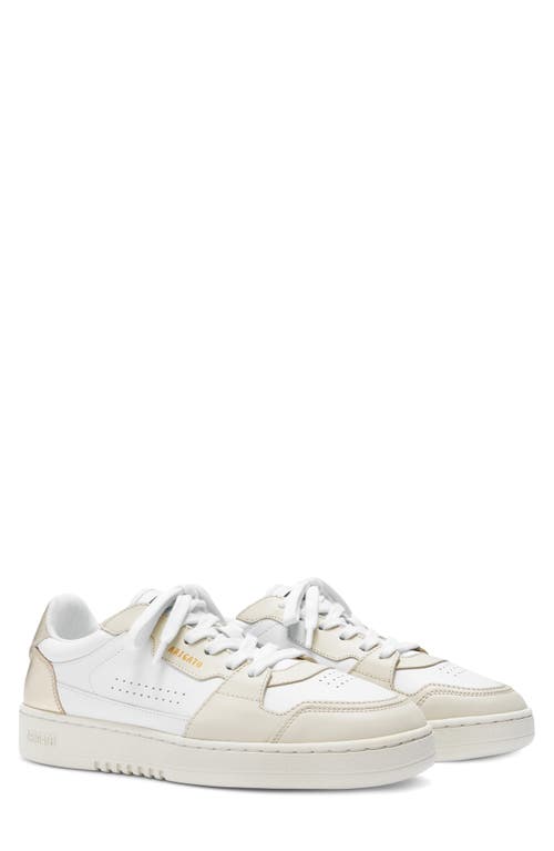 Axel Arigato Dice Lo Sneaker In White/gold