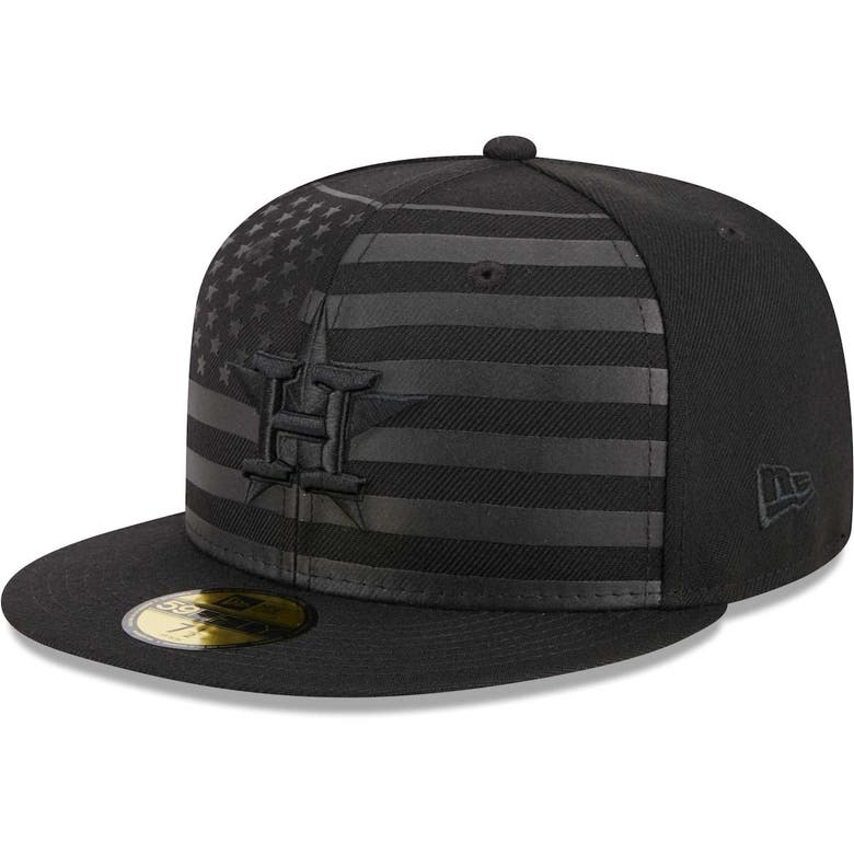 Chevrolet Men's American Flag Tonal Black Hat – Adjustable Cotton Baseball Cap