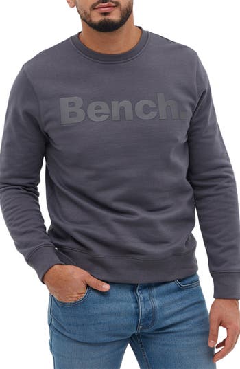 Shop Bench . Lalond Logo Long Sleeve Graphic T-shirt In Steel Grey