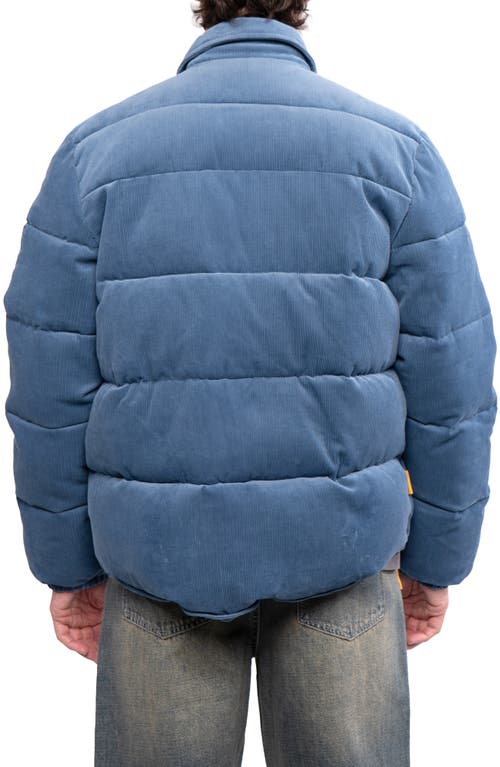 Shop Round Two Quilted Puffer Jacket In Light Blue