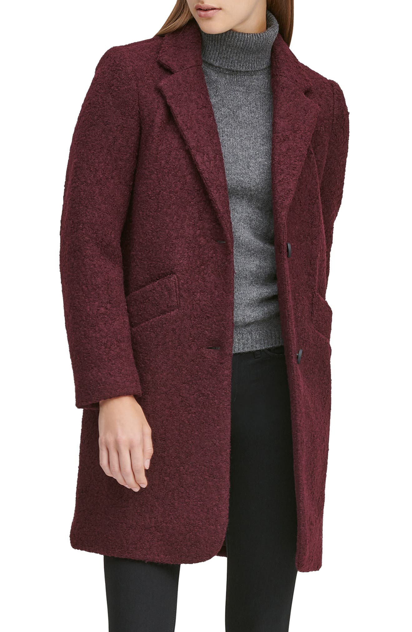 boucle coat