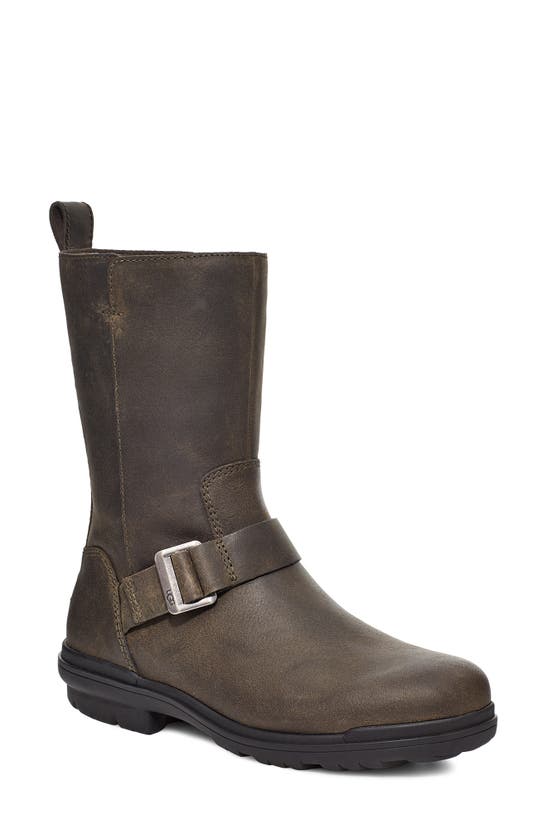 Ugg Hapsburg Waterproof Mid Boot In Stout Leather | ModeSens