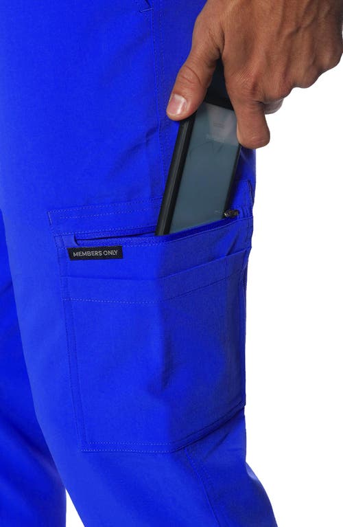 Members Only London Jogger Scrub Pants In Royal Blue
