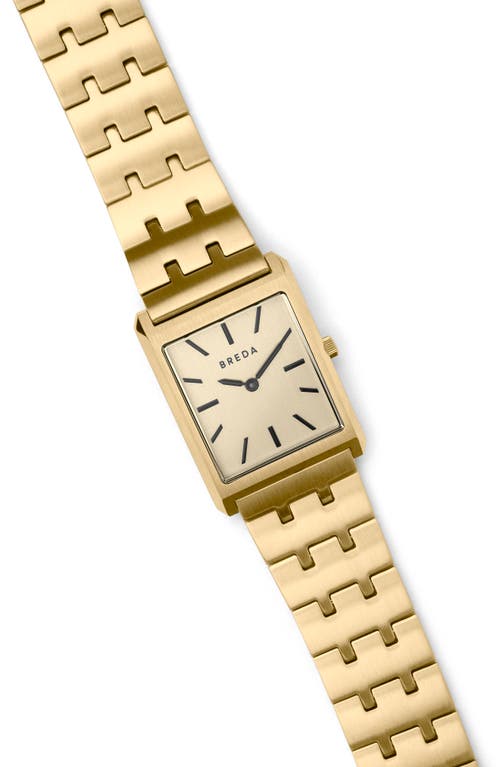 Shop Breda Virgil Bracelet Watch, 26mm In Gold/gold/champagne