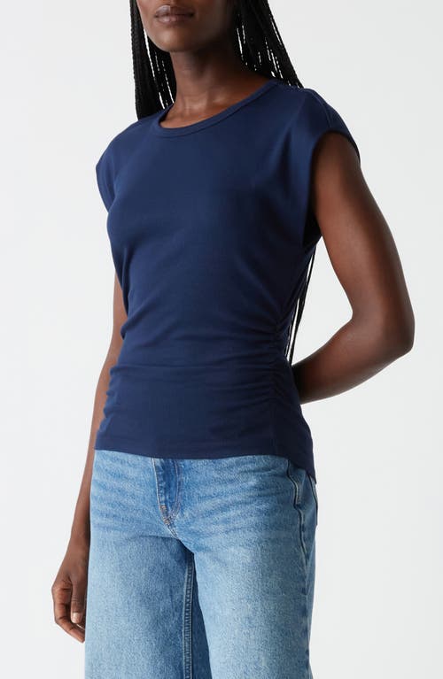 Michael Stars Joni Crewneck Tee In Nocturnal