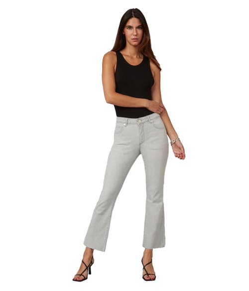 Shop Lola Jeans Gene Mid Rise Bootcut Jeans In Mid Ash