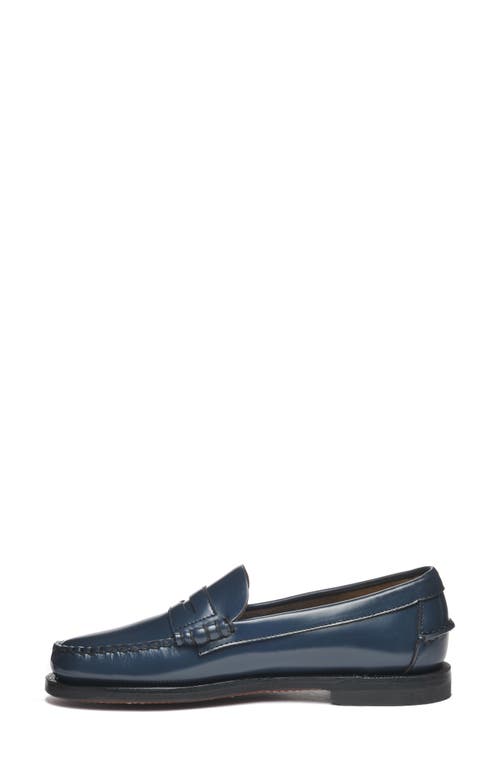 Shop Sebago Classic Dan Penny Loafer In Brilliant Blue