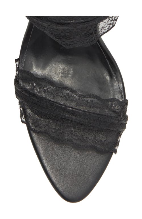 Wild Diva Lounge Shylee Wrap Sandal In Black