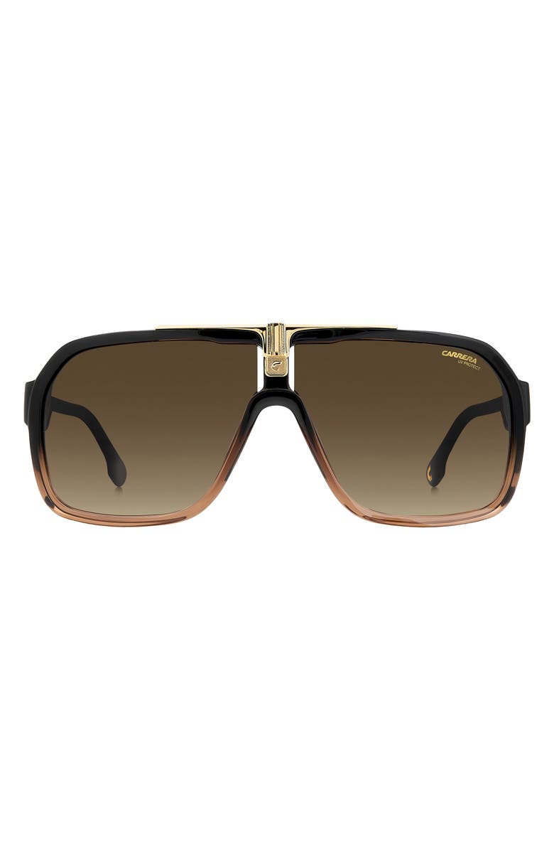 Carrera Eyewear 57mm Gradient Flat Top Sunglasses | Nordstrom