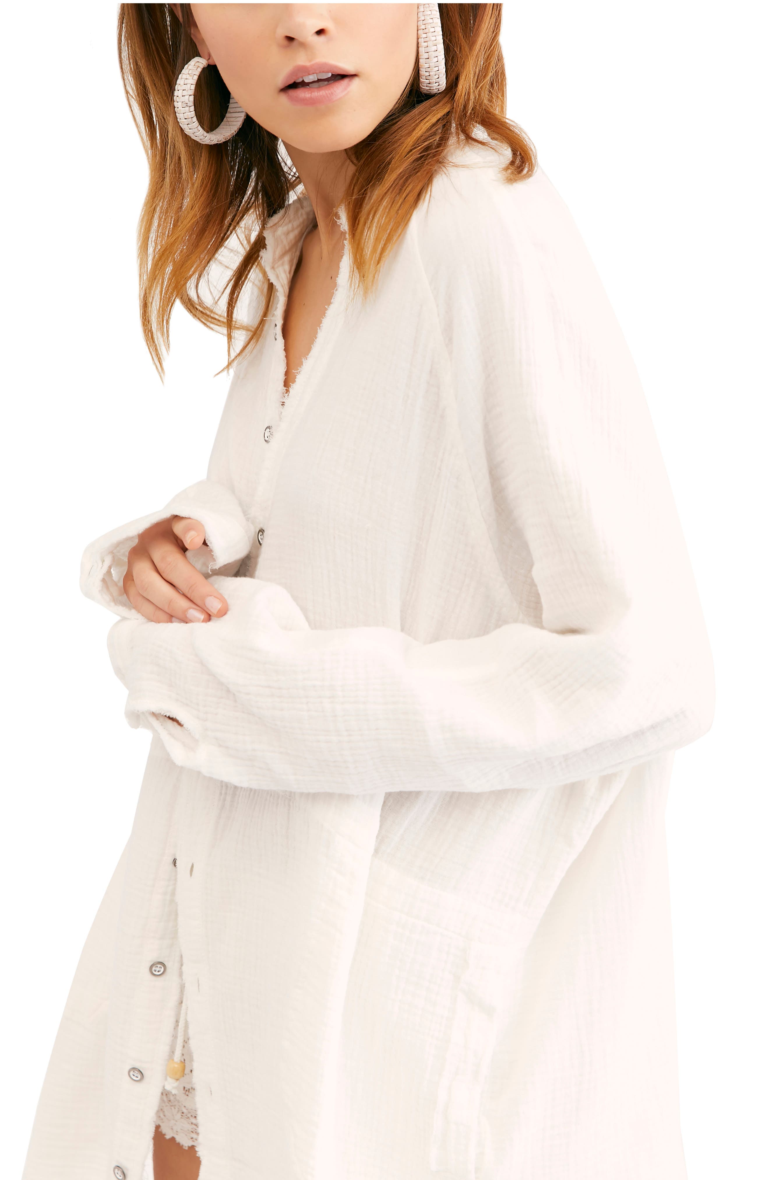 Free People Summer Daydream Tunic Shirt 