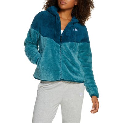 Nike Windrunner High Pile Fleece Jacket, Blue