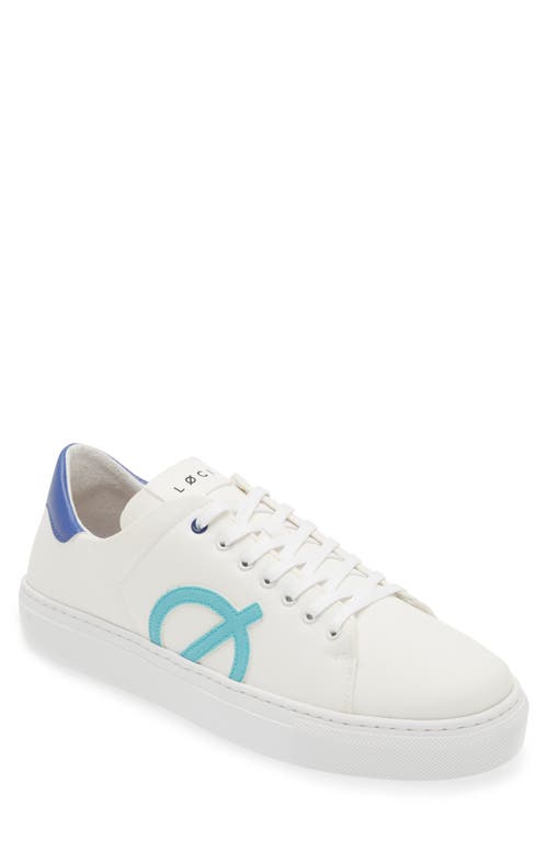 Origin Sneaker in White/Blue/Turquoise
