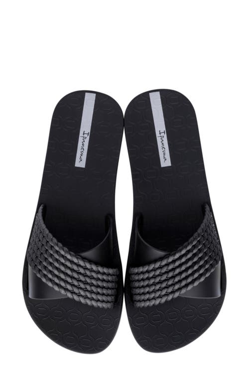 Shop Ipanema Street Ii Slide Sandal In Black/black