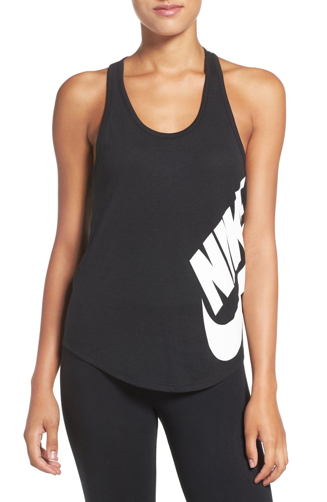 Nike Logo Racerback Tank Nordstrom