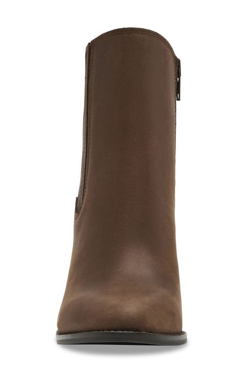 Shop Blondo Giada Waterproof Bootie In Taupe Leather