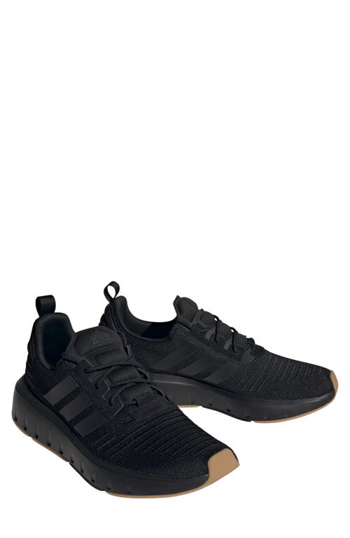 mens adidas swift run black