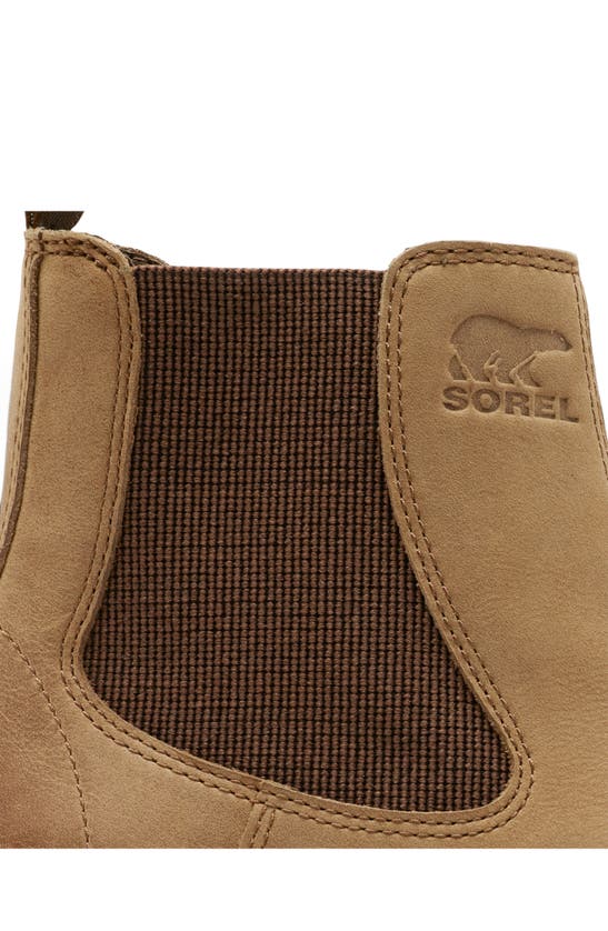 Sorel Women's Hi-line Heel Pull On Chelsea Boots In Umber Ceramic