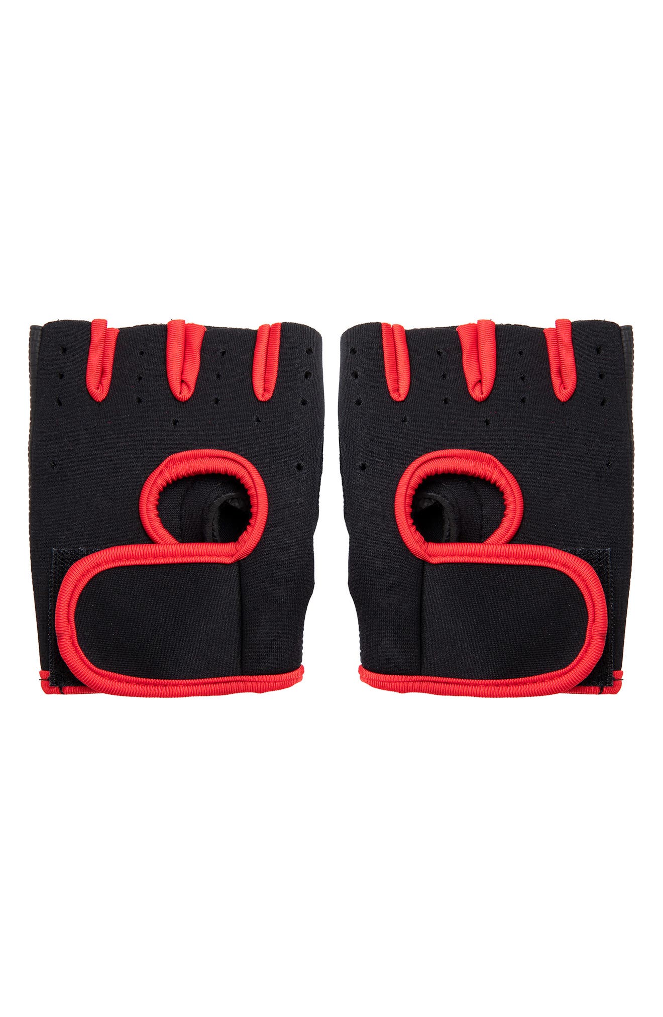 Mind Reader Fingerless Sport Gloves In Red
