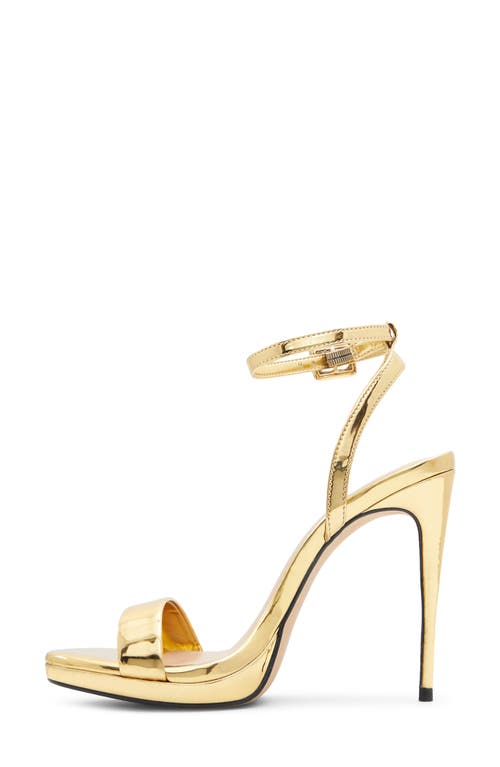 Aldo Kat Stiletto Sandal In Gold