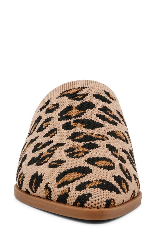 Shop Anne Klein Vassar Mule In Leopard Knit
