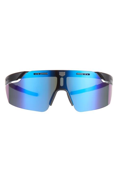 Shield Pro 228mm Sport Sunglasses in Matte Black /Bordeaux Mirror