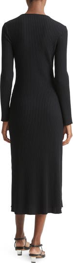 Vince Rib Crew Neck Dress