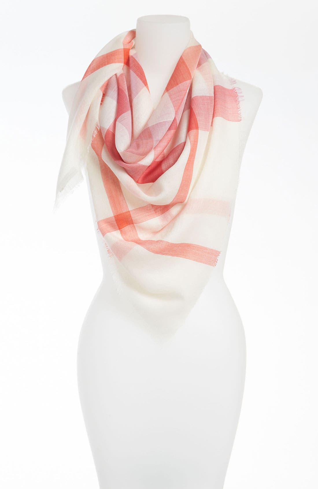 Burberry Multicolored Wool & Silk Gauze Scarf Nordstrom