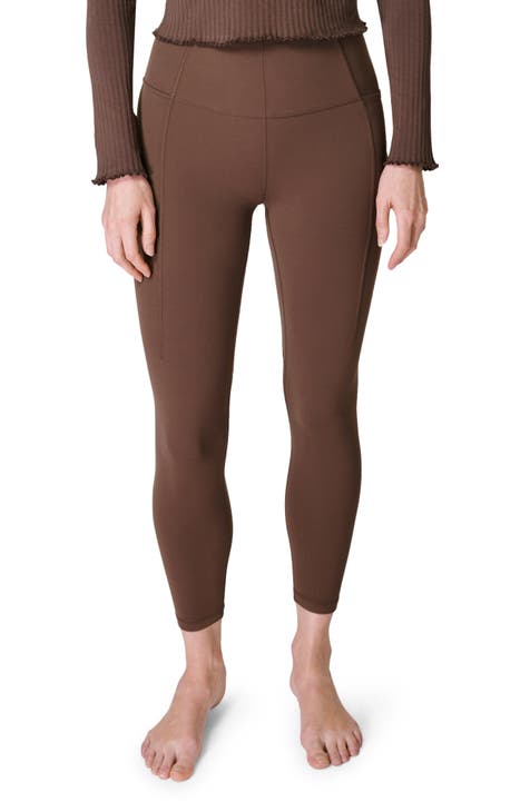 Hemp-brown pocket legging