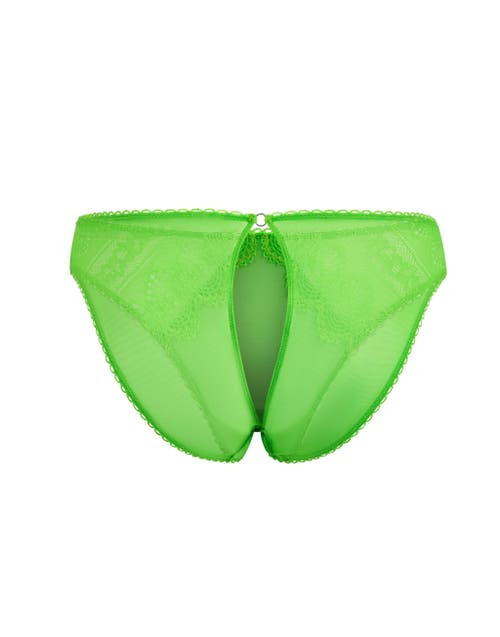 Shop Adore Me Kinley Bikini Panties In Medium Green